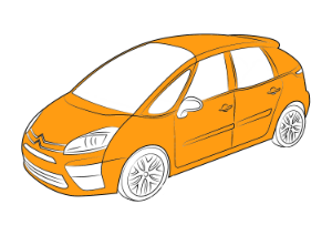 полная покраска citroen c3